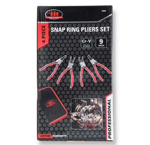 4-Piece Snap Ring Pliers Set