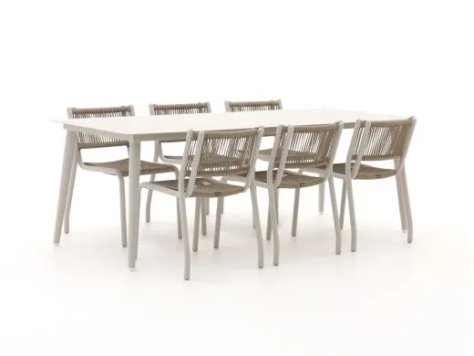Manifesto Misurina/Sora 220cm dining tuinset 7-delig