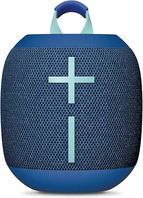 Ultimate Ears WONDERBOOM 4 Outdoor Speakers Bluetooth Waterproof with Big Bass & 360-Degree Sound, Dustproof Floating Wireless Speaker, 131ft Range - Blue