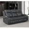 Global Furniture Blanche Walnut Reclining Sofa with Power Headrest