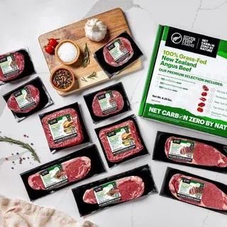 Silver Fern Farms 100% New Zealand Grass-Fed, Net Carbon Zero Steak Box - 10 Total Packs, 6.25 Lbs. Total