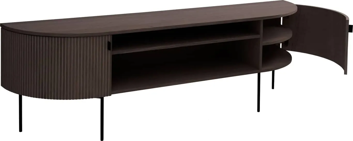 Linea buet TV-benk 180 x 40, H 55 cm, mocca oljet