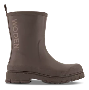 Woden Lia Waterproof Gummistøvel Chocolate WL767