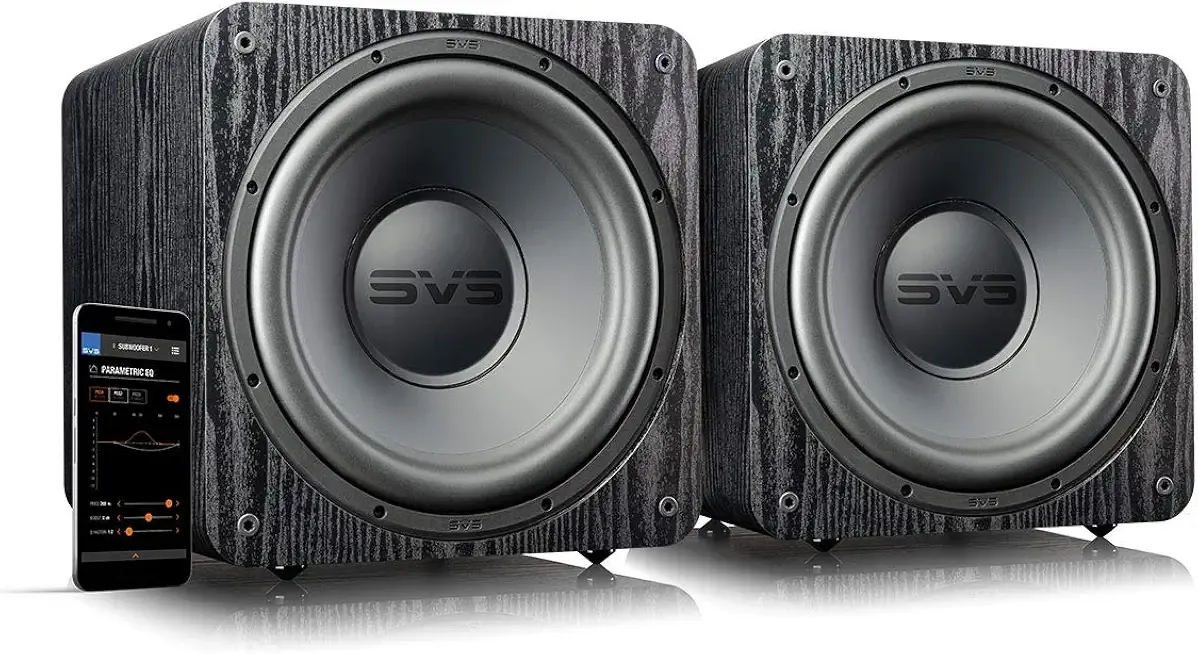 SVS SB-1000 Pro Sealed Subwoofers - Pair (Premium Black Ash)