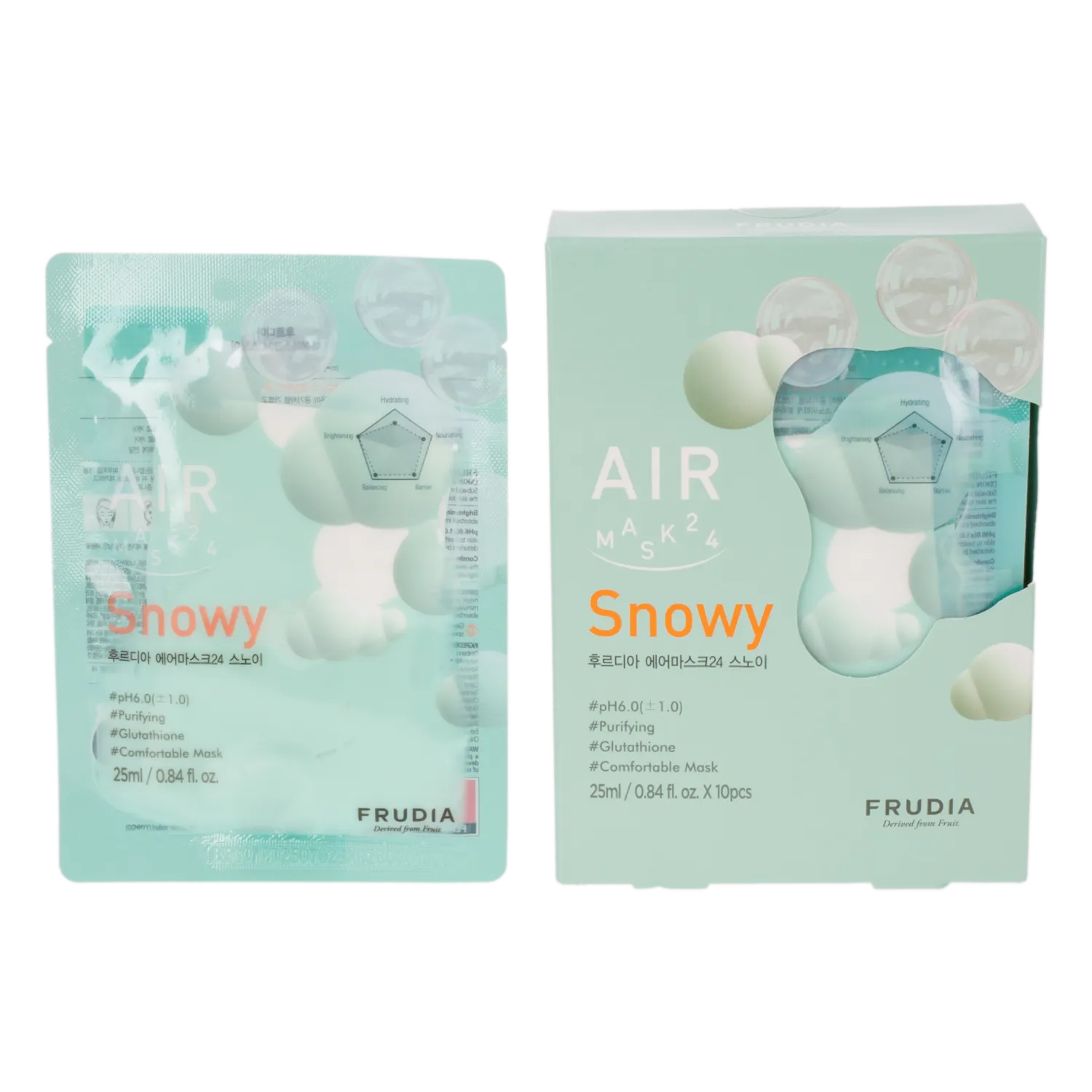 Mascarilla Facial De Aire 24 Nevada FRUDIA 10 X 25 Ml