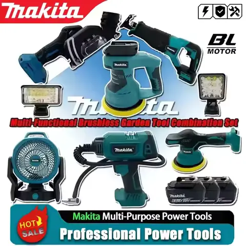 2026 Makita Various Models of Portable Cordless Power Tools Impact Driver Rechargeable Screwdriver Electric Reciprocating Saw