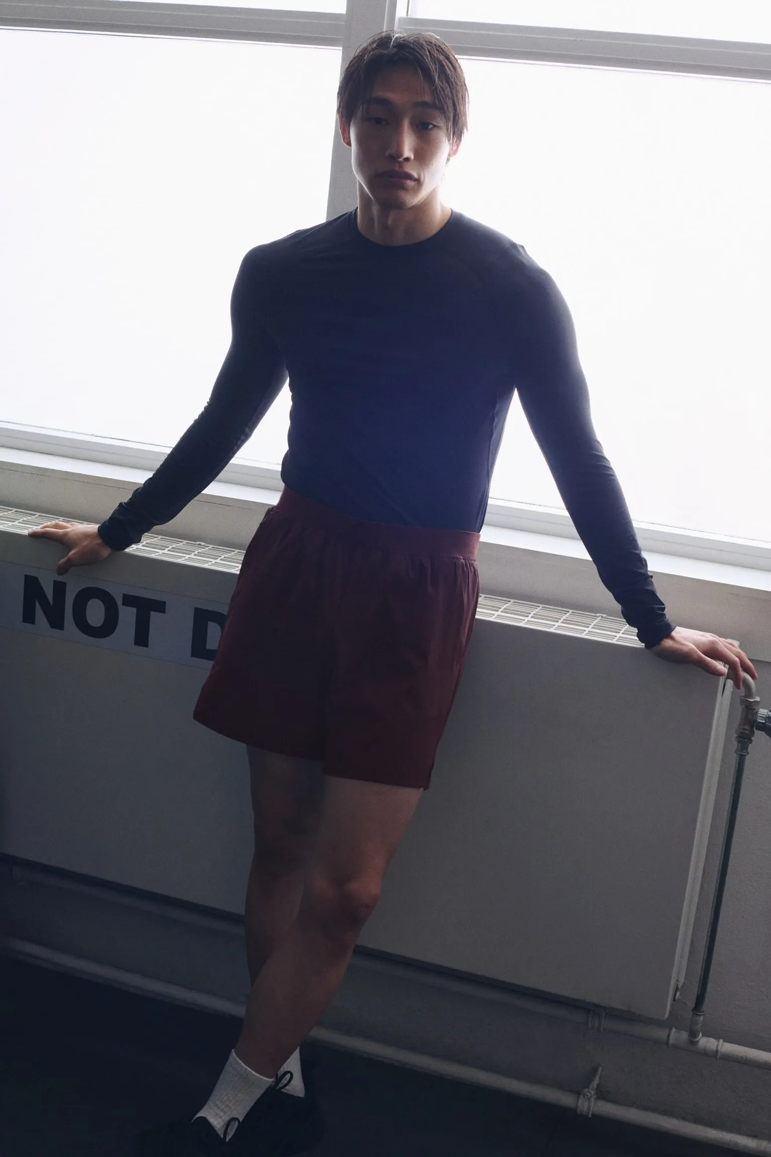 Shorts deportivos de largo medio con DryMove™