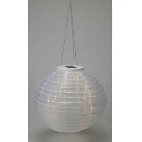 Solarlampe - weiß - Ø 28 cm