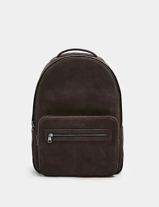 Suede Backpack