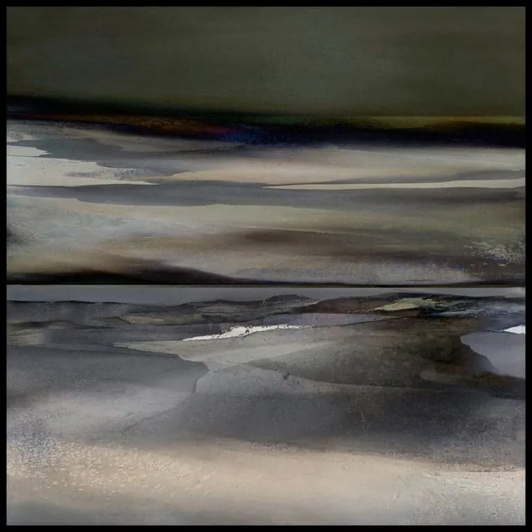 Canvas Aquarelle I 113x113 cm