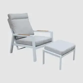 Outdoor Creations Monteray Stool with Footrest