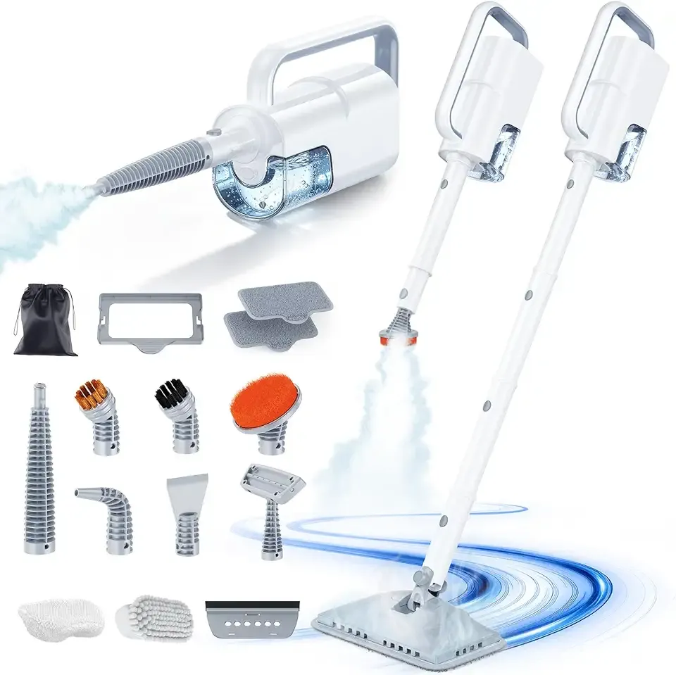 10-in-1 Steam Mop with Detachable Handheld Steam Cleaner