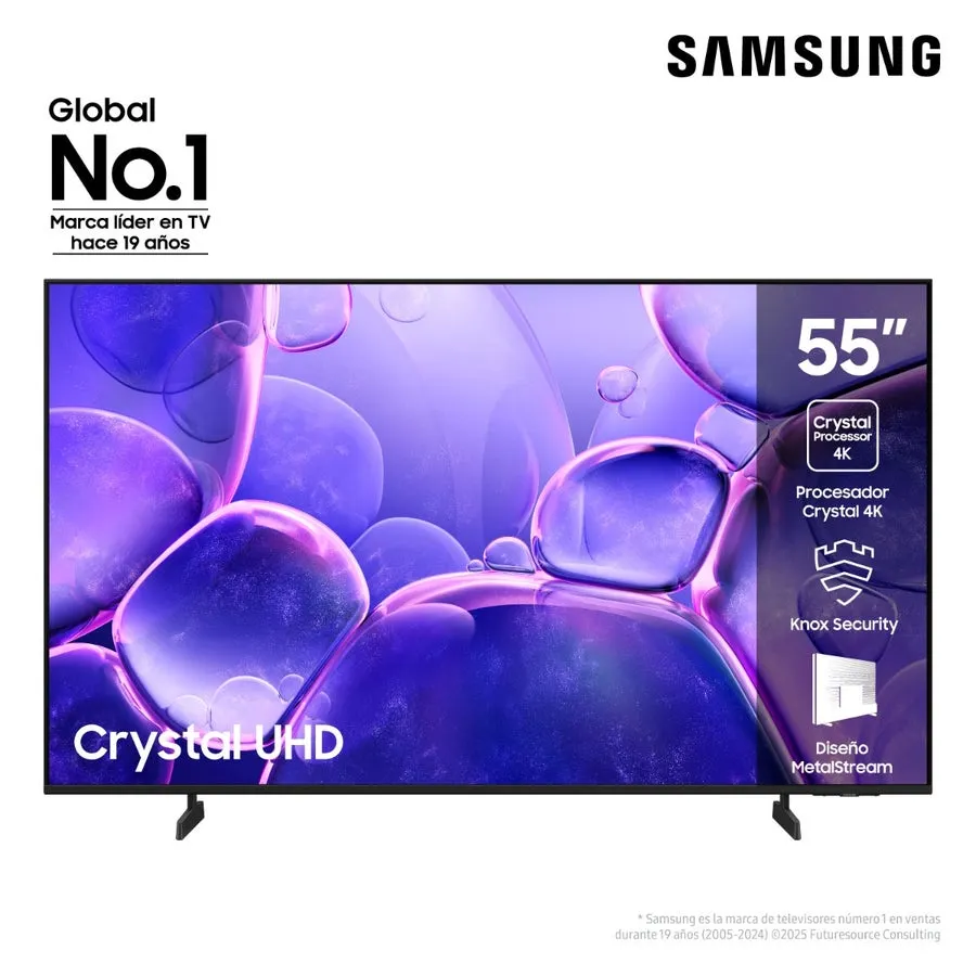 Smart TV LED 55" Samsung Crystal UHD 4K U8000F