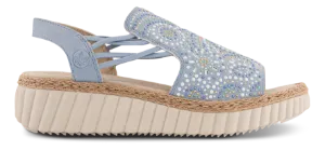 Rieker Sandal Blå 69246-10