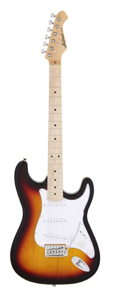 ARIA STG-003 MAPLE NECK ST-SYLE ELECTRIC GUITAR - 3 TONE SUNBURST