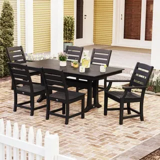 POLYWOOD Chesapeake 7-piece Outdoor Patio Dining Set