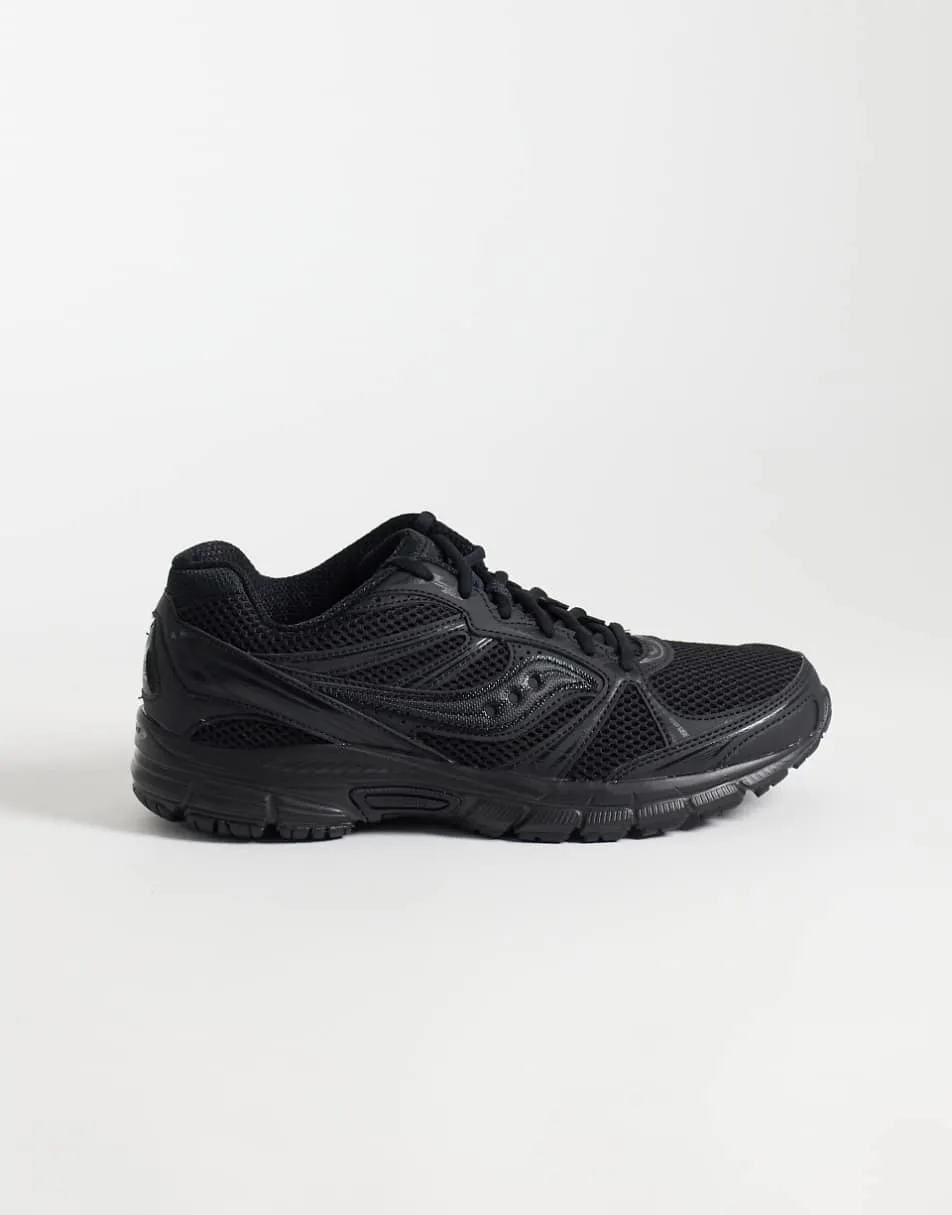 Saucony Grid Legacy trainers in triple black