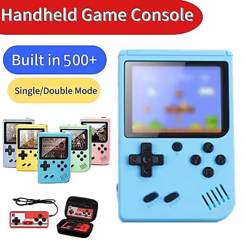 Video Games Console Built-in 500+ Classic 5 Inch Arcade Retro Games Console for Game Boy Emulator TV Game Handheld Game Player