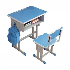 Set de escritorio y silla para niños con altura ajustable, diseño ergonómico, ecológico y estable, ideal para el crecimiento infantil