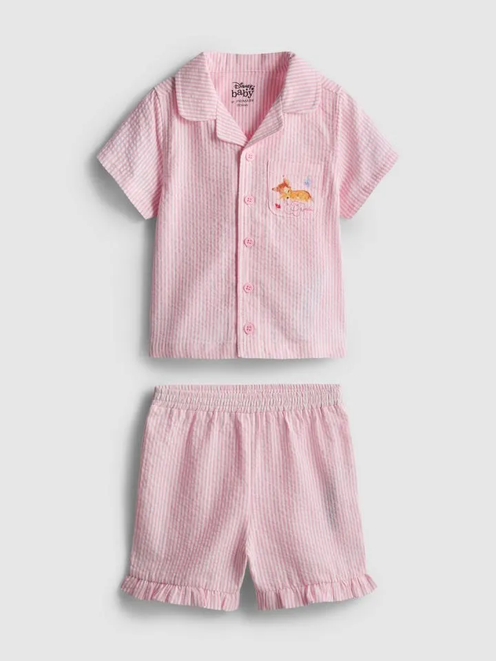 0–36 mois | Pyjama chemise et short Disney Bambi