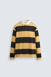 RUGBY SHIRT WITH CONTRAST COLLAR