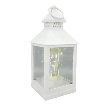 Lanterna Decorativa LED Bianca con Lampadina