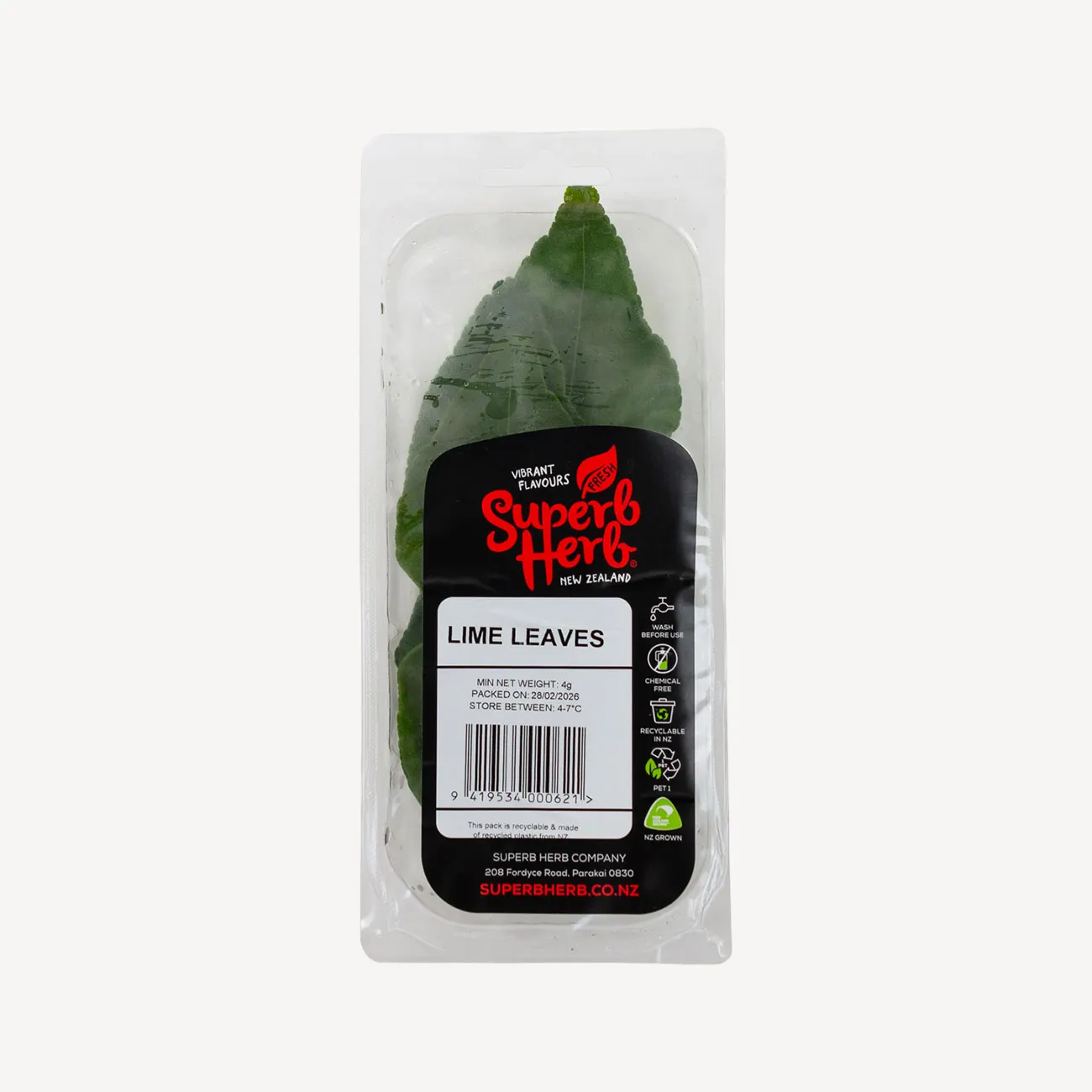 superb herbs kaffir lime pp 4g