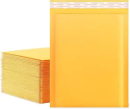 packbabol Kraft Bubble Mailers 8.5x11 Inch 50 Pcs,Small Self…