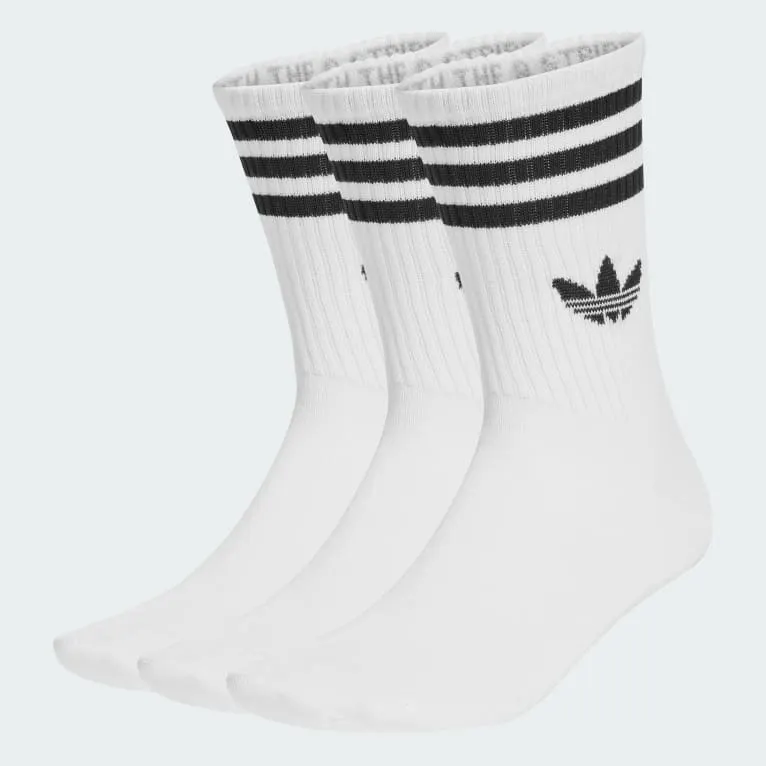 3-Stripes Crew Socks 3 Pairs