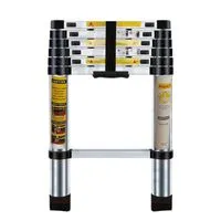 Escalera 2 m 7 P Telescópica Aluminio 150 kg Triple Clean