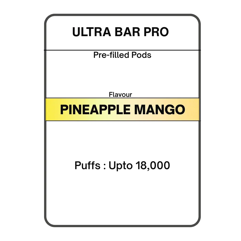 [Ice Ed.] Pineapple Mango -Ultra Bar PRO Pre-filled Pod 28.5mg/mL