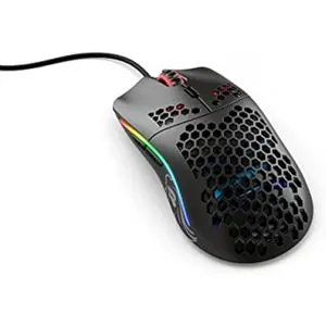 Glorious Gaming Model O - (Minus) - Mouse compacto con cable para juegos, diseño de panal
