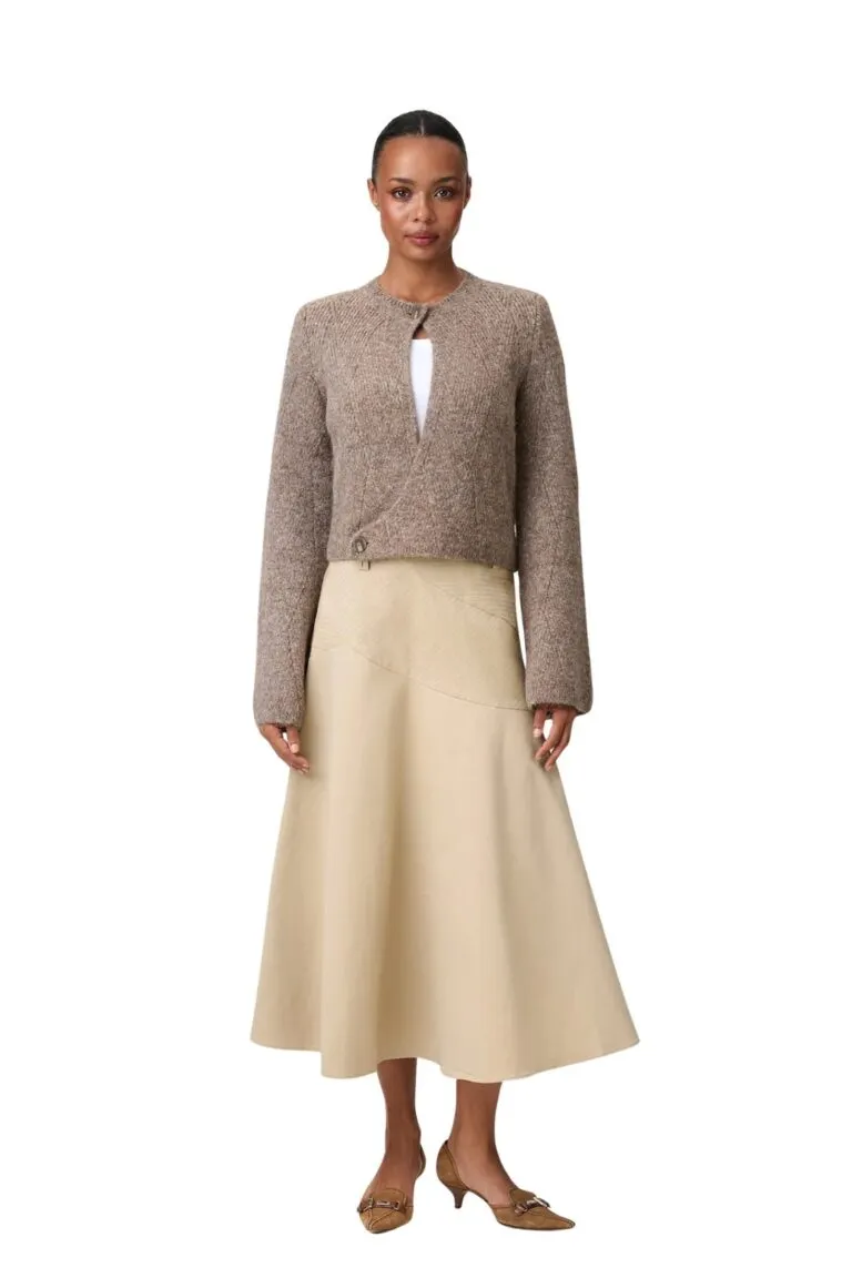 Botti Cardigan - Greige Melange