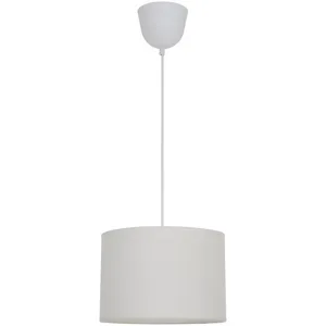 Lampadario Design Sitia bianco paralume bianco E27 Ø28cm INSPIRE