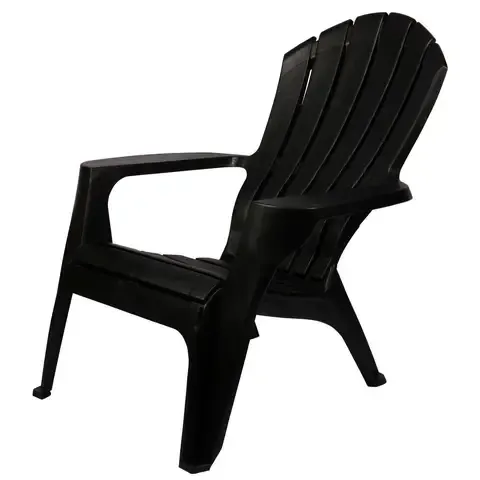 Silla para Terraza Resina Negro