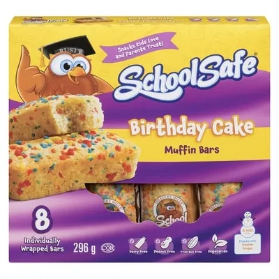 Muffin Bars Birthday Cake