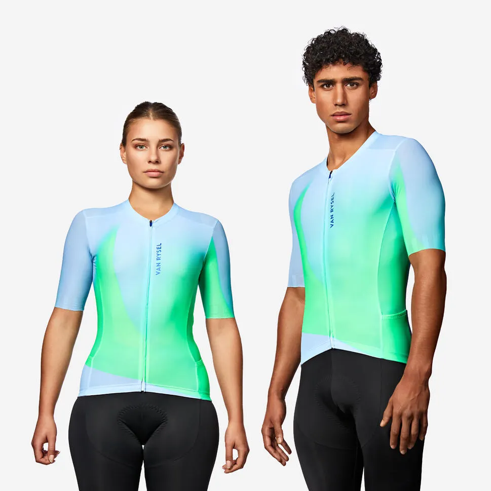 Unisex dres na silniční cyklistiku s krátkým rukávem letní Racer 2