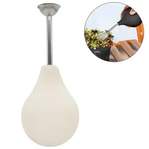 Spruzzatore a sfera con beccuccio in acciaio inossidabile, annaffiatoio alternativo per piccole piante talee fiori piantine, bianco