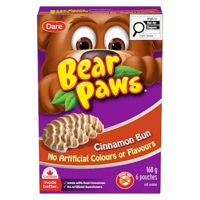 Bear Paws Cinnamon Bun Cookies