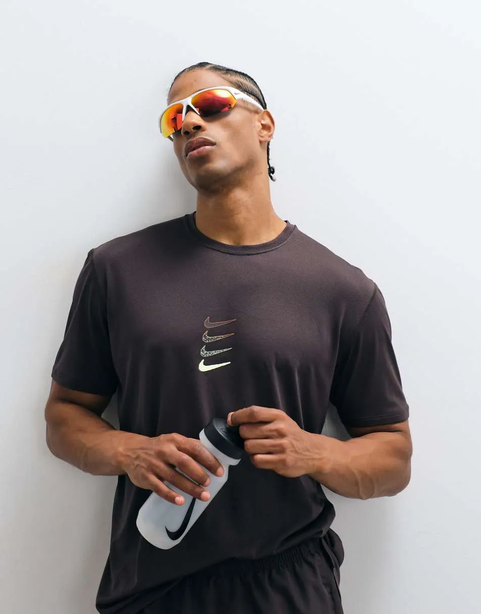 Nike Running Dri-FIT t-shirt in dark grey