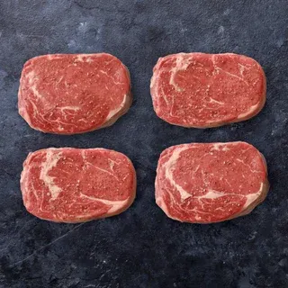 Kansas City Steak Co. USDA Choice Ribeye Steaks 18 Oz. Each (Available in 4, 8, or 12 Packs)