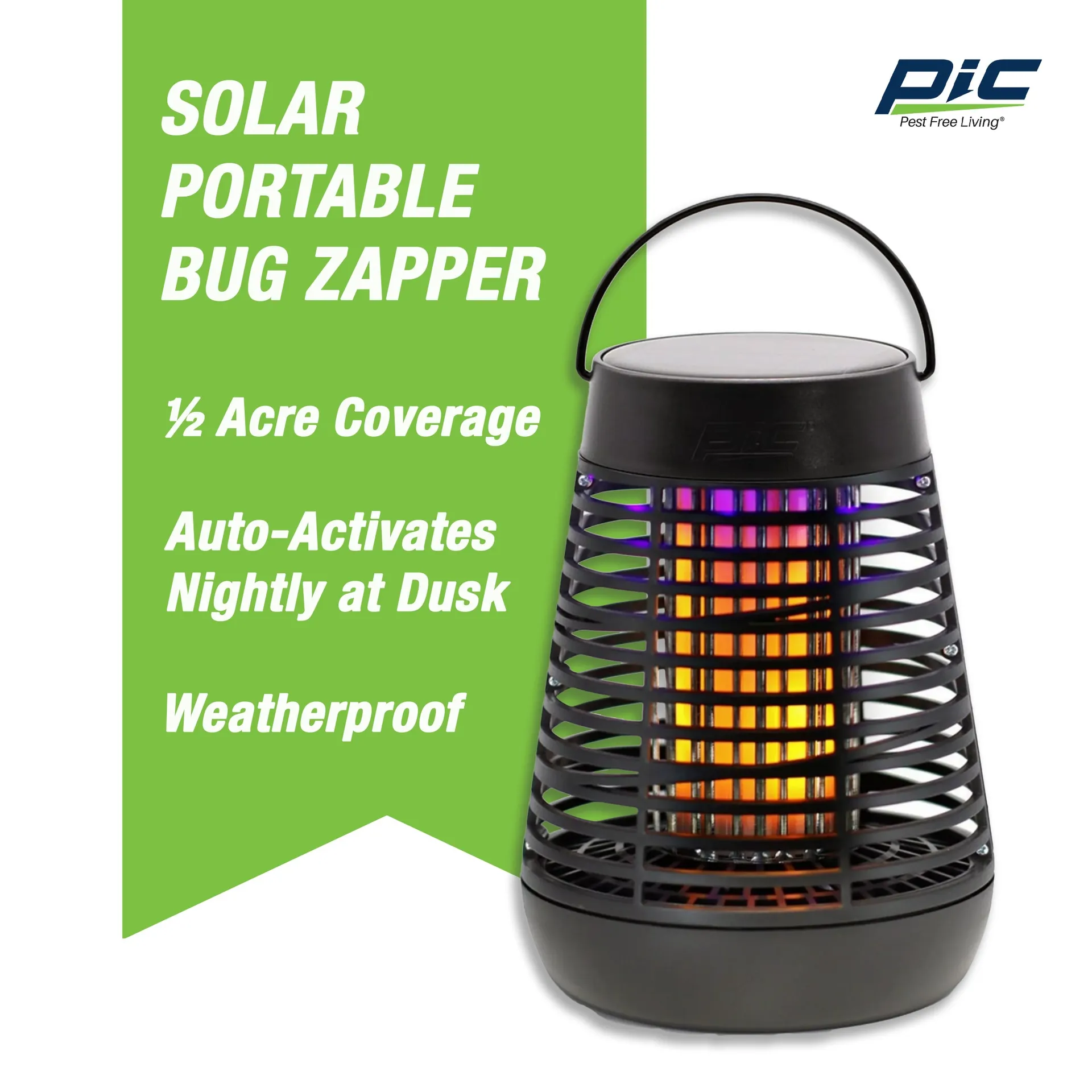 Flame Effect Solar Portable Insect Killer Torch Outdoor UV light Bug zapper Insect Trap