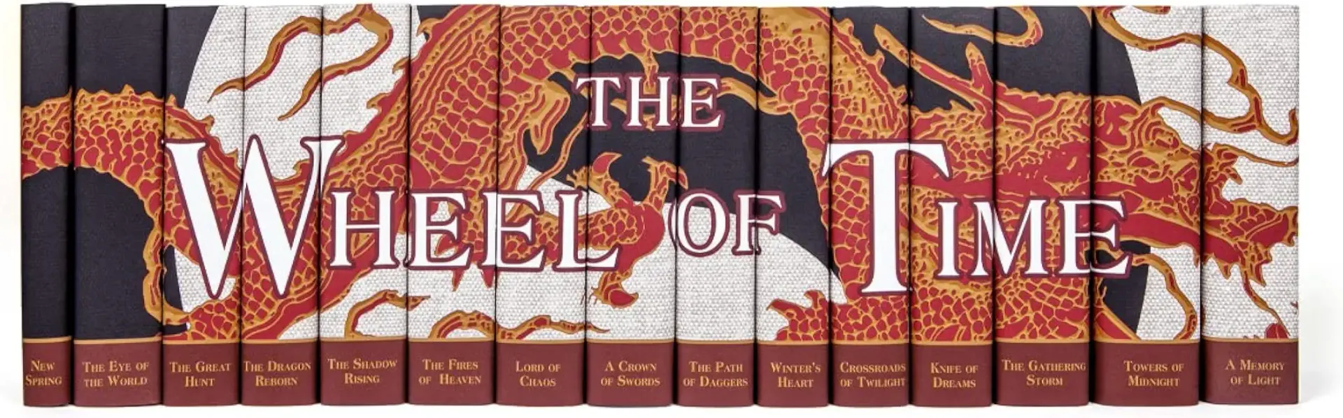 An Exclusive Juniper Books collection: The Wheel of Time Complete 15-Volume Hardcover Book Set with Custom Designed Dust Jackets