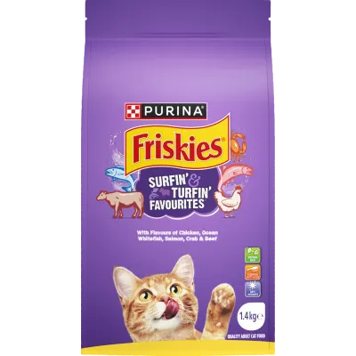 Friskies Dry Cat Food 1.4kg