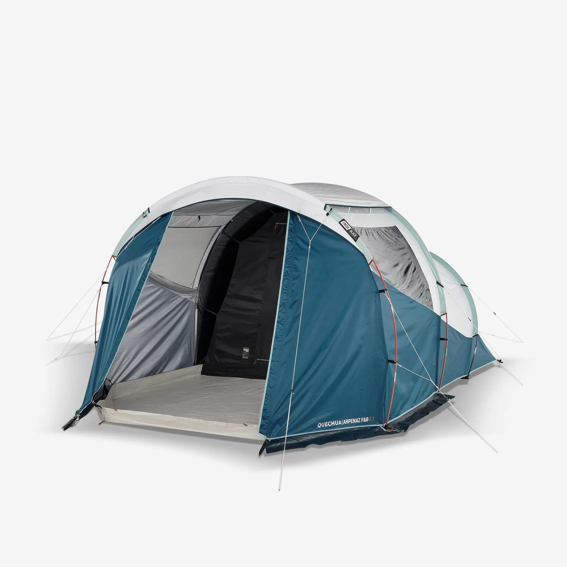 QUECHUA Prutový rodinný stan Arpenaz 4.1 F&B | 4 osoby | 1 ložnice
