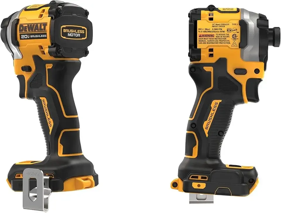 ATOMIC 20V MAX* 1/4 in. Brushless Cordless 3-Speed Impact Driver one-pack Bare Tool (1pack ATOMIC 20V MAX Brushless 1/4 in. 3Speed Drive)