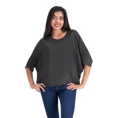 Blusa Mxstaza Mujer Manga 3/4 Con Caída