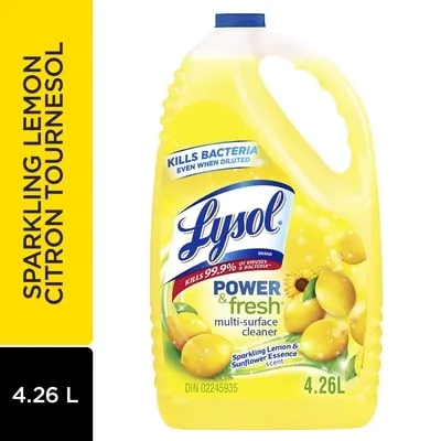 All Purpose Cleaner, Pour, Sparkling Lemon & Sunflower Essence, Multi Surface Cleaner