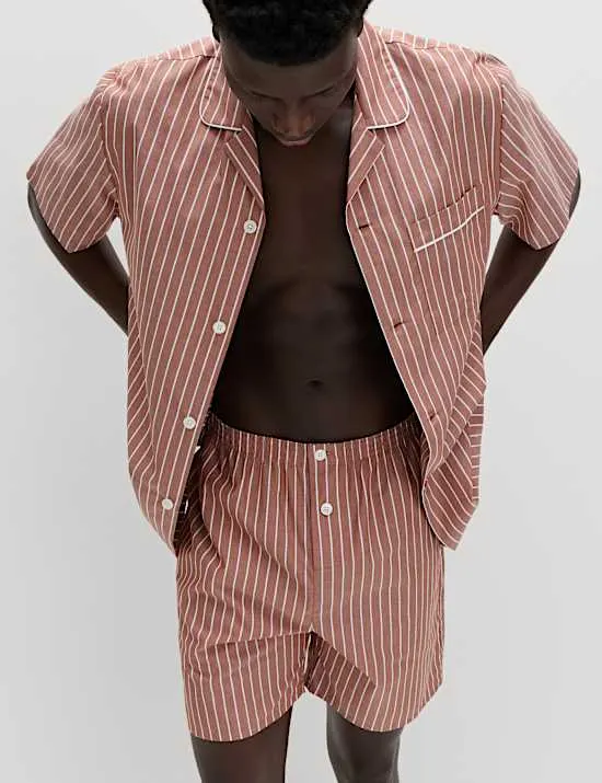 Pure Cotton Striped Pyjama Set