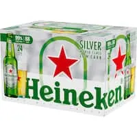 heineken silver beer low carb lager Bottle 24 x 330mL